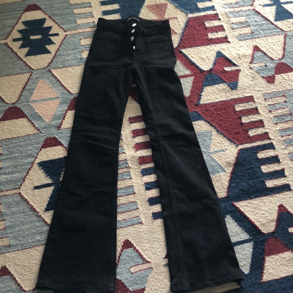 Zara flared pocket jeans - 70s